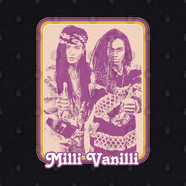 Milli Vanilli \/\ Vintage Style 90s Aesthetic Design by DankFutura